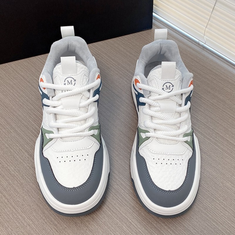 男士鞋子秋冬款厚底板鞋潮流百搭小白鞋加绒平板鞋防水运动休闲鞋,淘宝优惠券,粉丝福利购,淘宝优惠卷