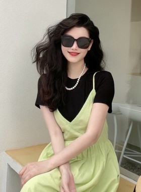 女墨镜高级感遮阳方形时尚