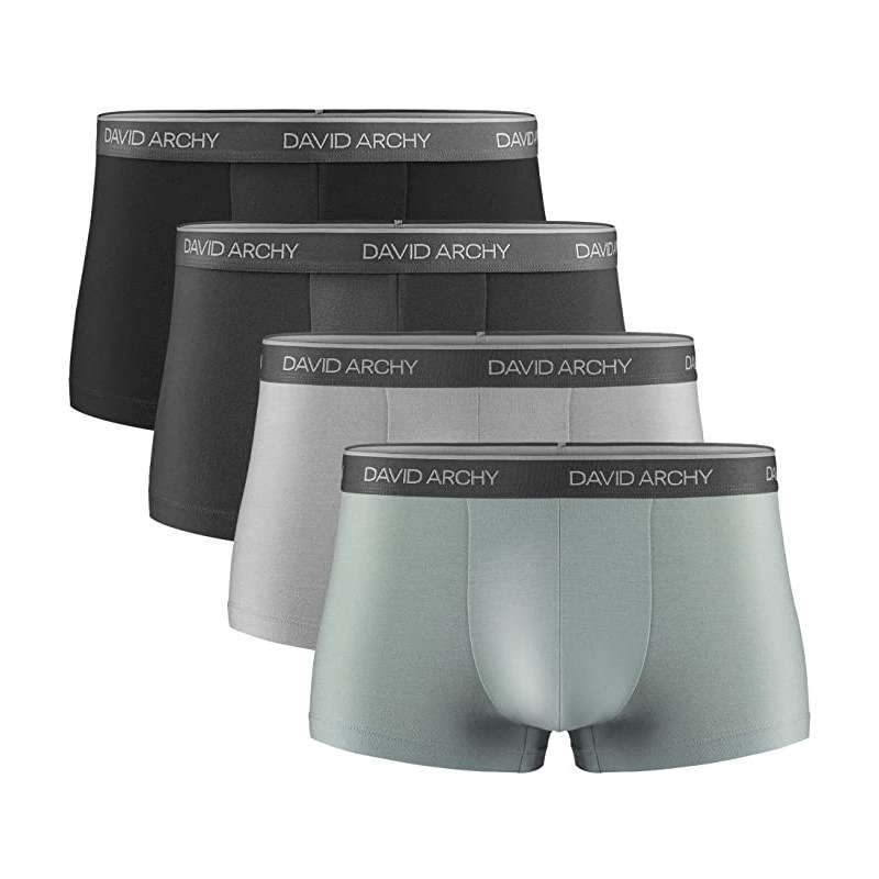 davidarchy冰丝男士夏季无痕平角裤 davidarchy内裤