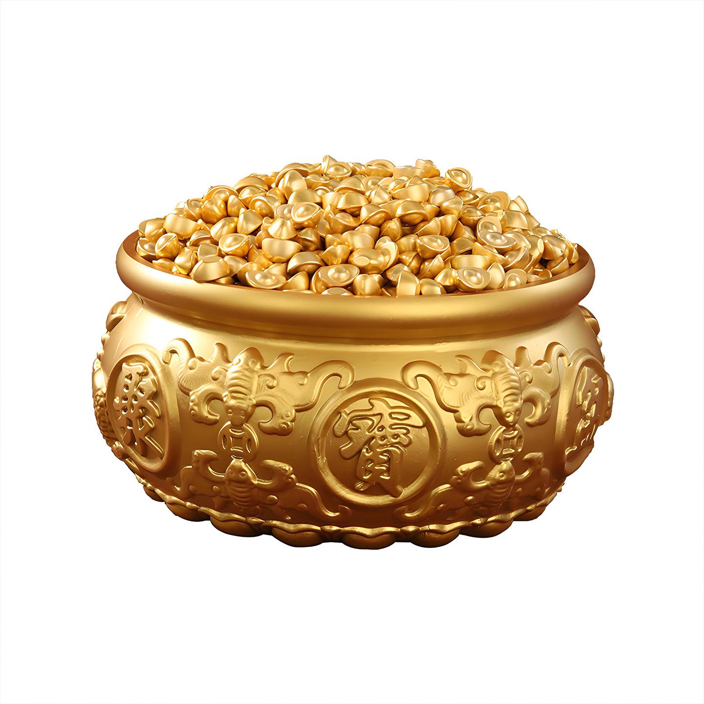 九华山祝福工位解压纯铜聚宝盆小元宝摆件办公室客厅招财生财聚财,淘宝优惠券,粉丝福利购,淘宝优惠卷