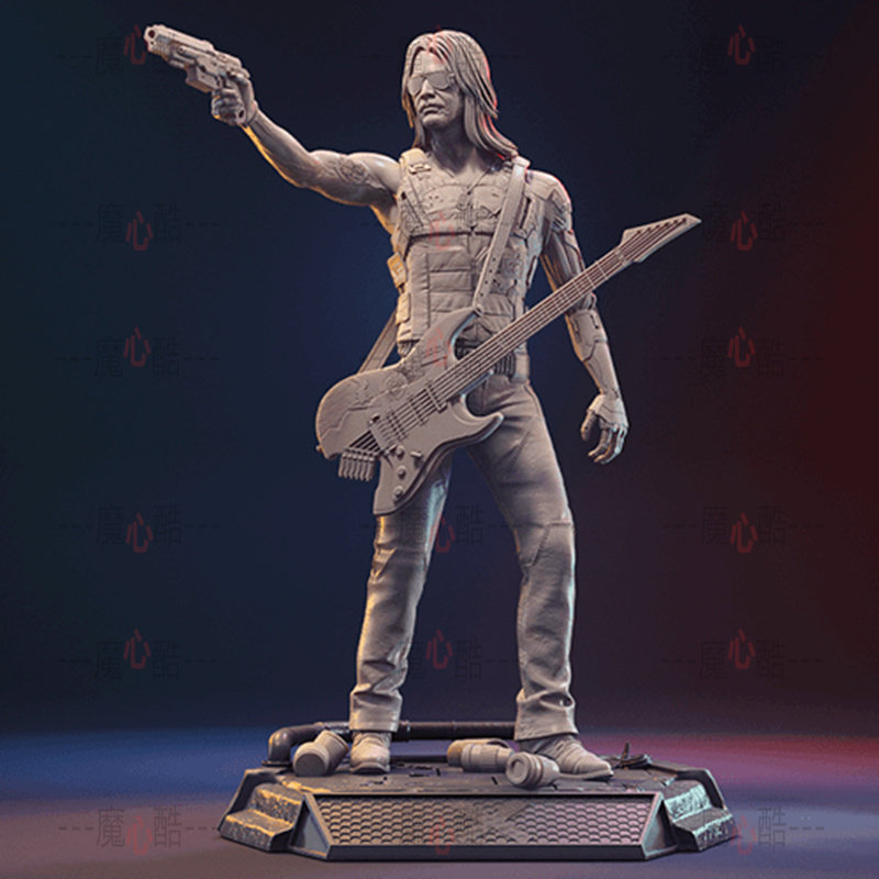 3D打印STL高精度模型文件拆件打桩动漫游戏人物角色合集042