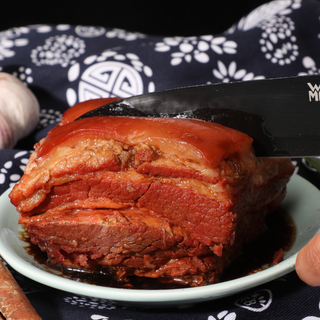 酱方肉苏州特产万三蹄稻草红烧肉扣肉熟食肘子酱汁酱香猪肉东坡肉-图1