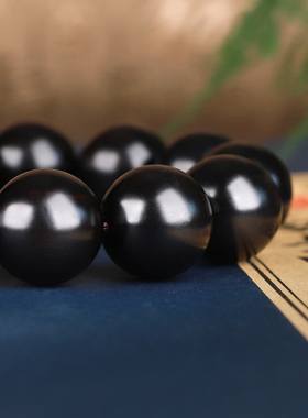 乌木手工男女款文玩民族风佛珠