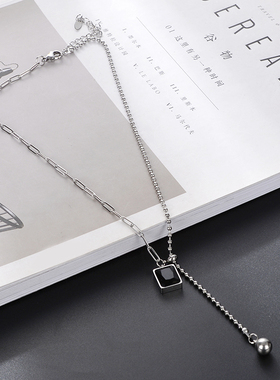 小众设计感不掉色锁骨链卫衣链女