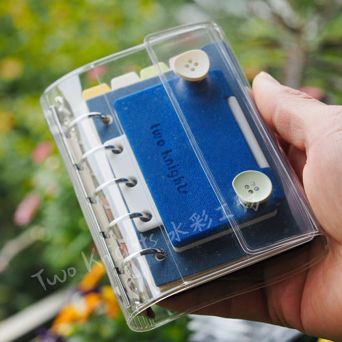 松烟入墨｜缤纷创意活页水彩套装便携绘画手帐礼物水彩颜料水彩盒 - 图1