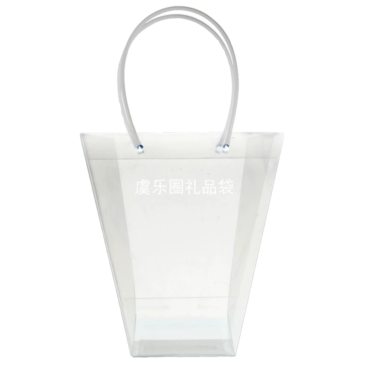 透明梯形手提袋鲜花花束包装袋子pp方形袋厂家花袋植物多肉年宵花,淘宝优惠券,粉丝福利购,淘宝优惠卷