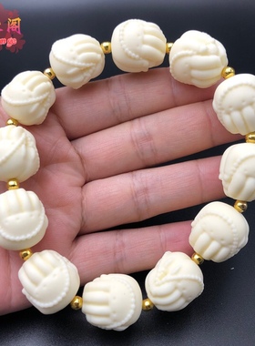 象牙果招财小喵咪猫爪佛手手串男女情侣手链配饰可爱小猫爪装饰品