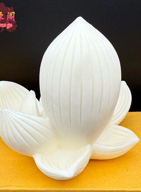 象牙果九瓣莲花底座佛像装饰工艺