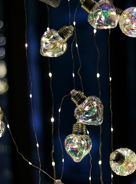 闪亮发光灯派对浪漫风造景挂饰