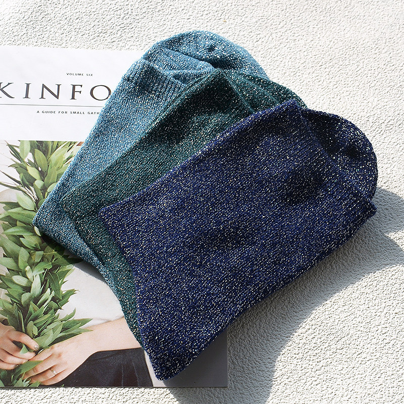 时尚秋冬款全棉金银丝女袜韩国银葱日系亮丝纯色堆堆袜中筒袜女潮,淘宝优惠券,粉丝福利购,淘宝优惠卷