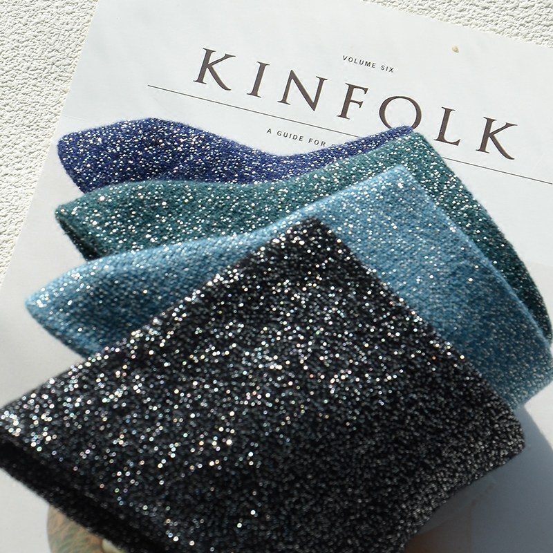 时尚秋冬款全棉金银丝女袜韩国银葱日系亮丝纯色堆堆袜中筒袜女潮,淘宝优惠券,粉丝福利购,淘宝优惠卷