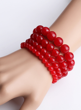 优质货源小清新特色透明红玉髓