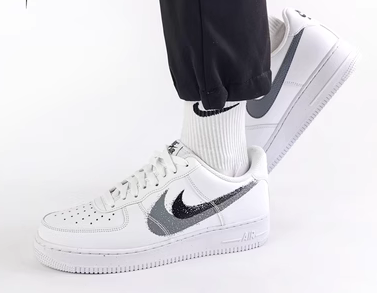 NIKE耐克Air Force 1 AF1 白灰 双勾空军一号休闲板鞋FD0660-100 - 图0