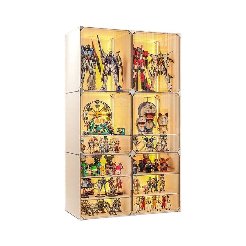 手办展示柜子乐高积木透明收纳盒家用玩具柜玩具摆件防尘模型柜,淘宝优惠券,粉丝福利购,淘宝优惠卷