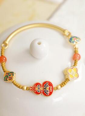 宫廷复古风旗袍汉服手链