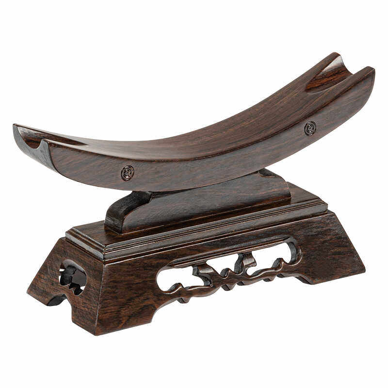 实木雕刻牛角架如意托宝剑架刀架剑架托黑檀木象牙摆件展示架底座,淘宝优惠券,粉丝福利购,淘宝优惠卷