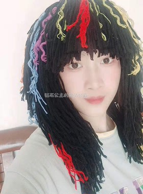 公主家纯手工编织搞怪毛线帽子
