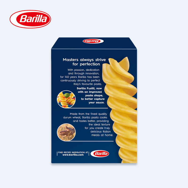 Barilla百味来#98螺旋形意大利面条500g进口家用意面意粉通心粉-图1