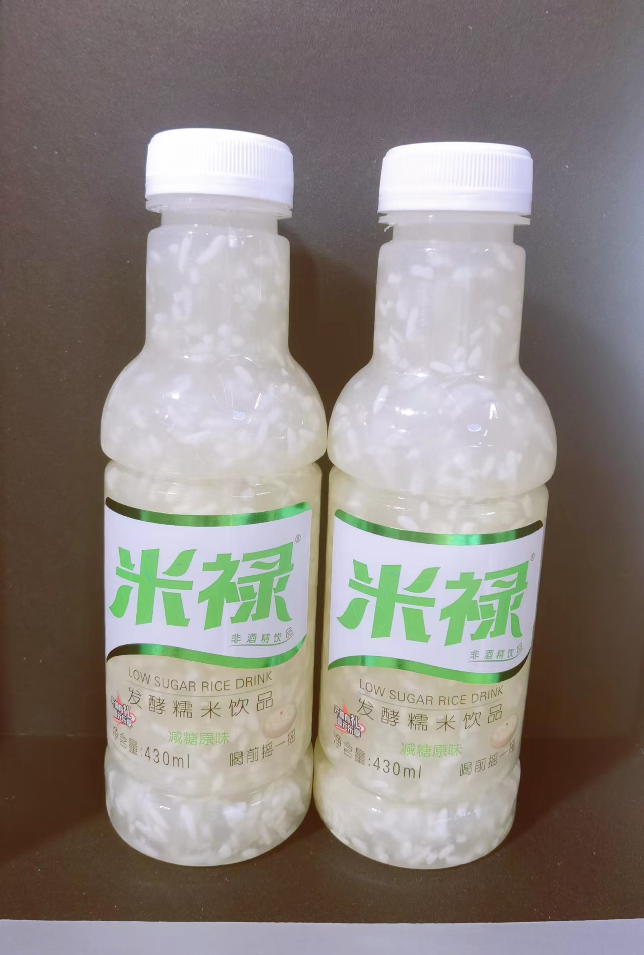 新货米禄发酵糯米米露饮品枸杞银耳蜂蜜原味430ml*12瓶不兑奖-图2