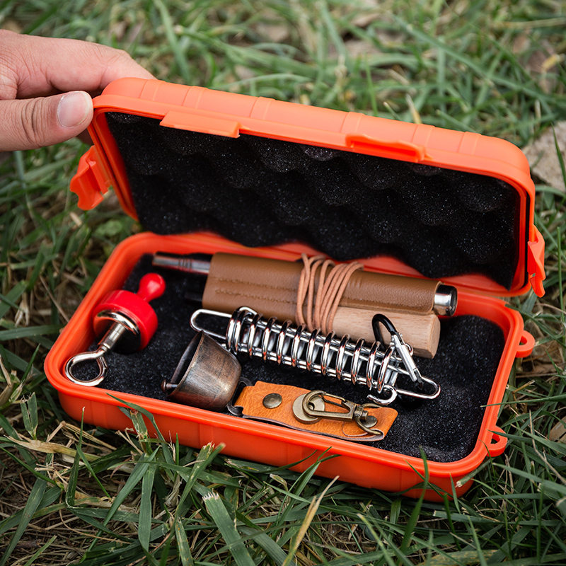 EDC收纳盒户外防水储物盒防震防压密封野外生存求生套装盒工具盒 - 图1