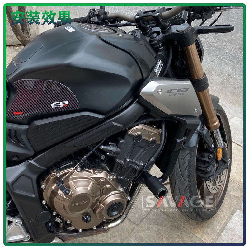 适用本田CB650R改装件防摔胶发动机保险杆车身保护球油箱护胶配件-图0