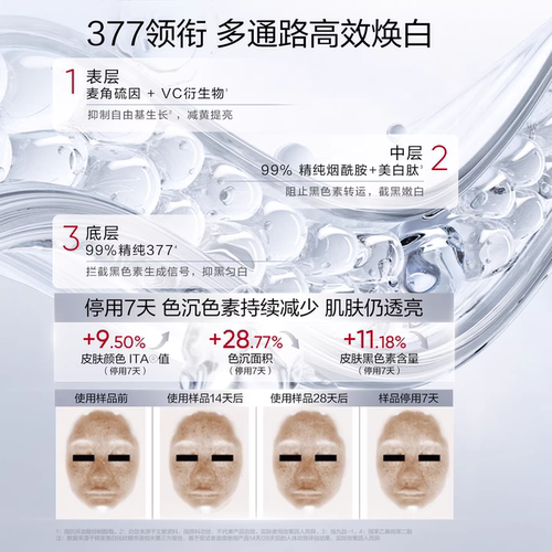 【U先入仓】韩377亮白棒次抛精华液1.5ML*2支 - 图3