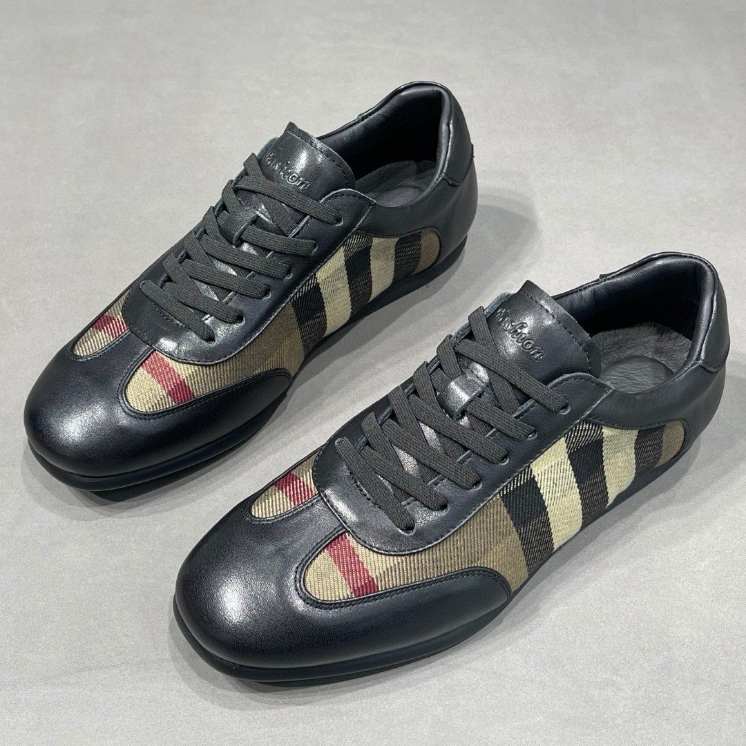 2025夏季新款头层牛皮加布男士黑色德迅鞋低帮百搭英伦休闲平板鞋,淘宝优惠券,粉丝福利购,淘宝优惠卷