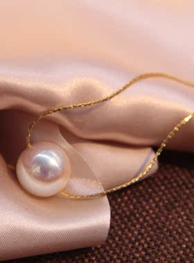 人工仿珠钛钢女女士项链