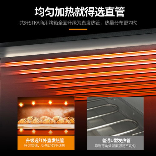 共好烤箱商用大容量烘焙专用烤炉蛋糕店披萨欧包红薯多功能电烤箱 - 图1