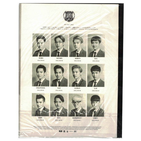 Genuine Album Exo M 1st Album Xoxo Hugs Ver Kiss And Hug Cd Lyrics Album