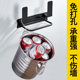 Kitchen pot lid rack wall-mounted space aluminum wall