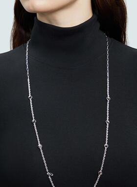 百搭女款纯色项链秋冬