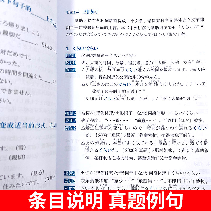 高考日语文字词汇+高考日语语法高考历年考题红宝书蓝宝书条目说明音调释义单词语法解析练习模拟辅导书备考资料华东理工-图1