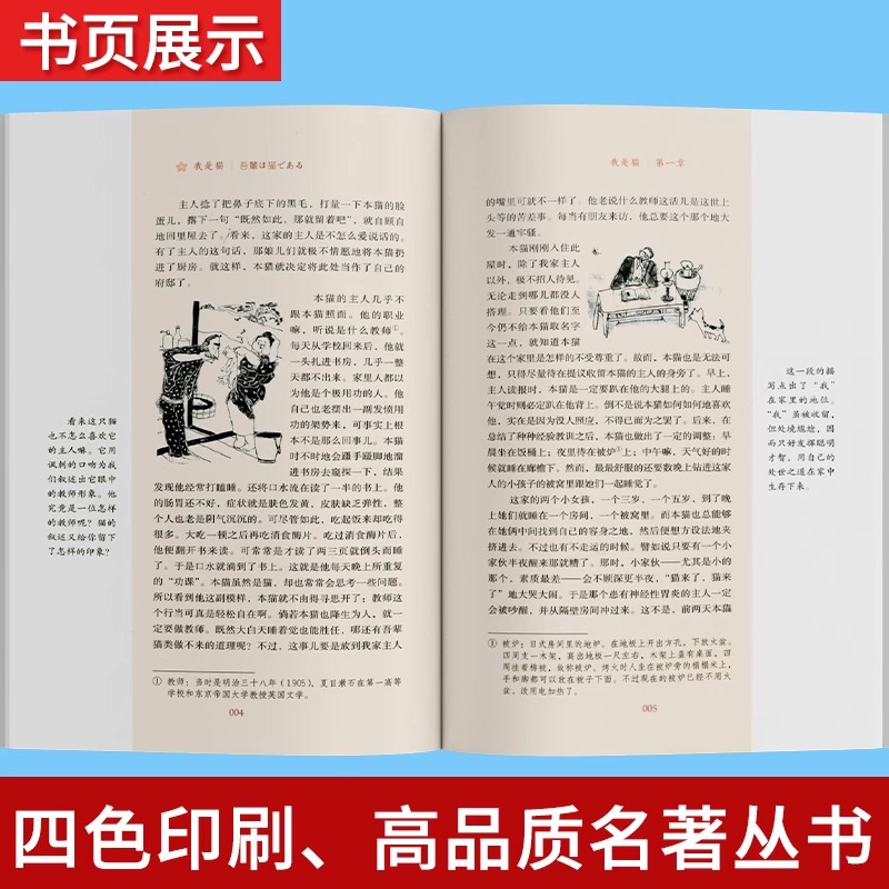 围城格列佛游记契诃夫短篇小说选我是猫正版原著人民教育出版社初中生九年级下册必读书目初三9下课外阅读书籍文学名著小说人教版 - 图2