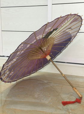 竹艺轩油纸伞古典长柄防雨