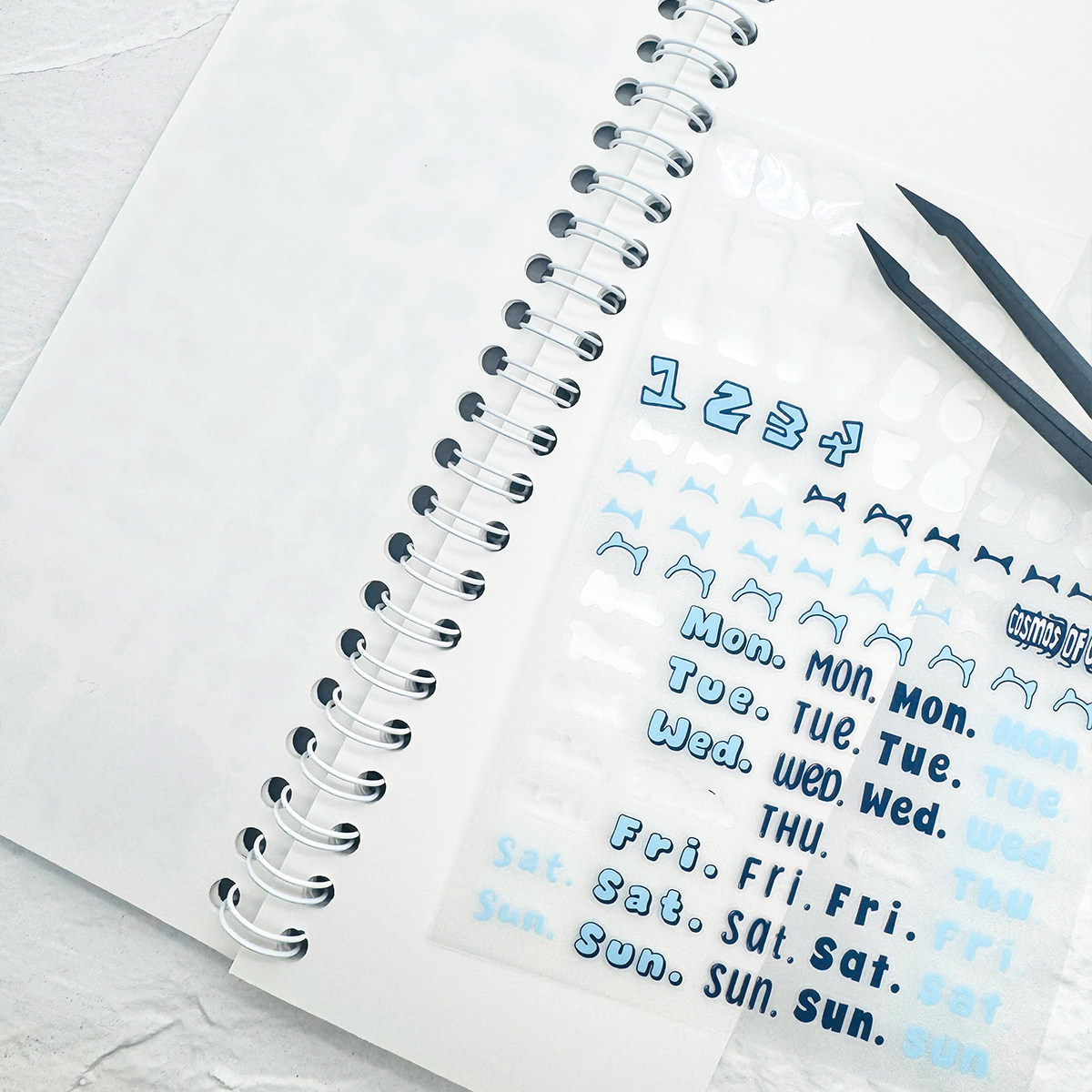 离型本「海底穿行」原创铁线圈双光面离型本 磨砂封面素材本40张,淘宝优惠券,粉丝福利购,淘宝优惠卷