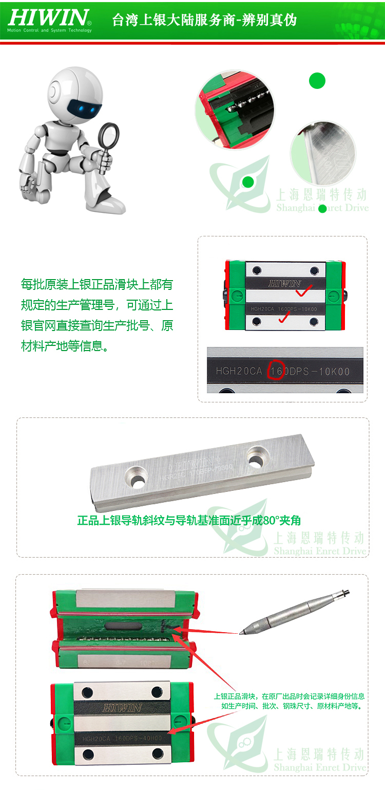 台湾上银 HIWIN 微型导轨滑块 MGN12C  MGNR12C 黑色 防腐 防锈 - 图2