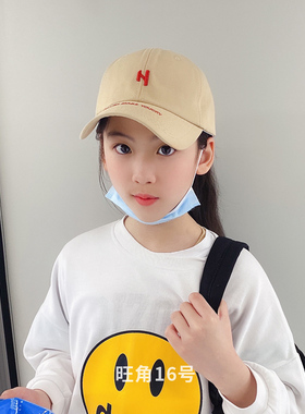 春夏大童棒球帽男女童休闲鸭舌帽