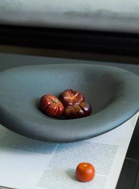 【可开票】抽象艺术陶瓷果盘摆件