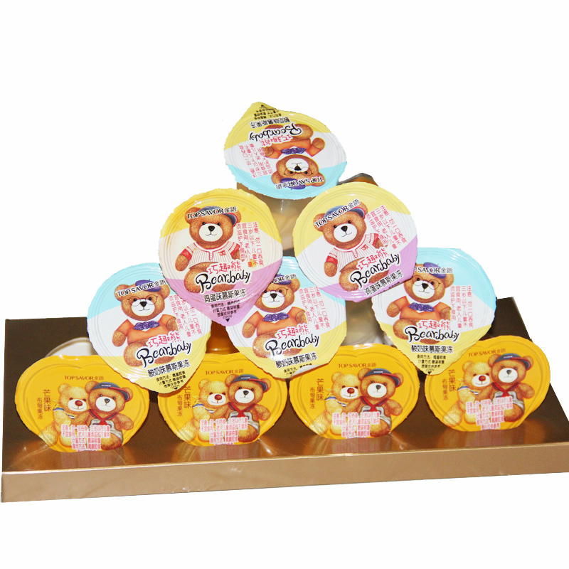 金语多口味果味250g果冻儿童零食儿童学生休闲零食布丁零食礼包