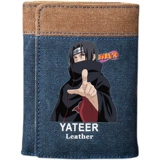 Наруто, модный мультяшный бумажник, кошелек