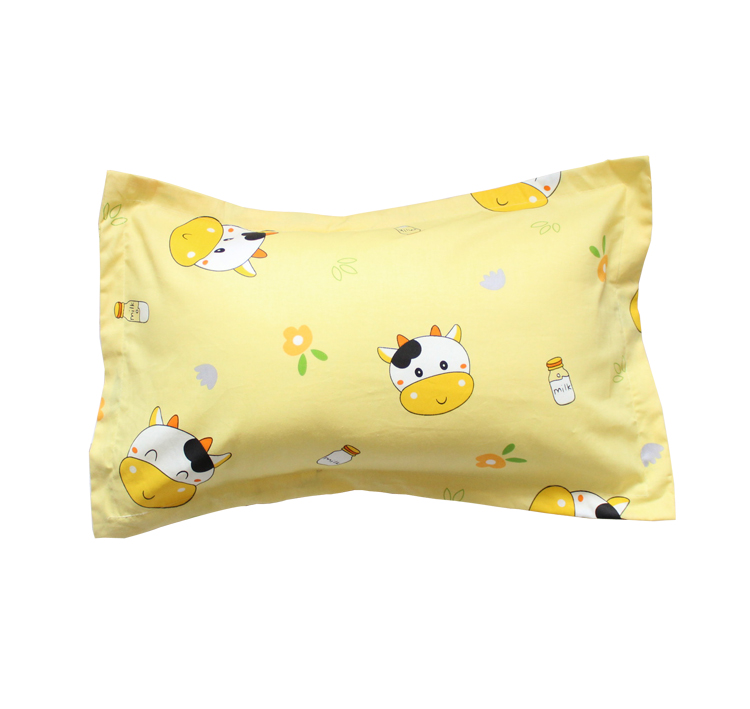 无荧光幼儿园宝宝枕头纯棉布儿童学生卡通枕头一只装~尺寸可定做 - 图0
