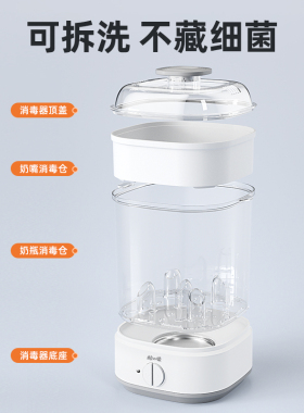 一键式多功能奶瓶蒸汽消毒器