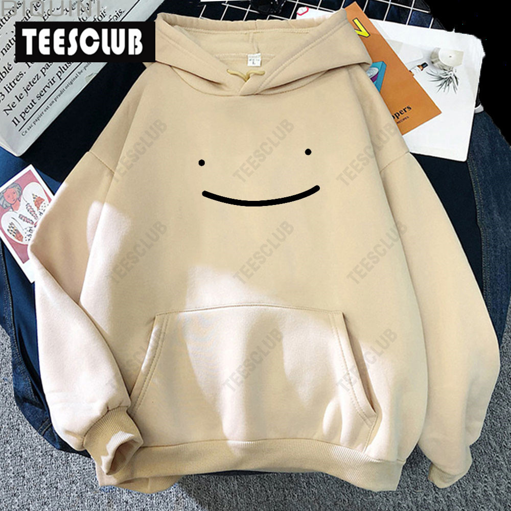 Dream Smp Hoodies Women Oversized Hoodie个性笑脸荧光绿卫衣-图1