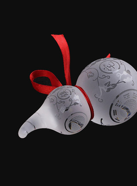 葫芦人造水晶艺璇八卦图风水摆件