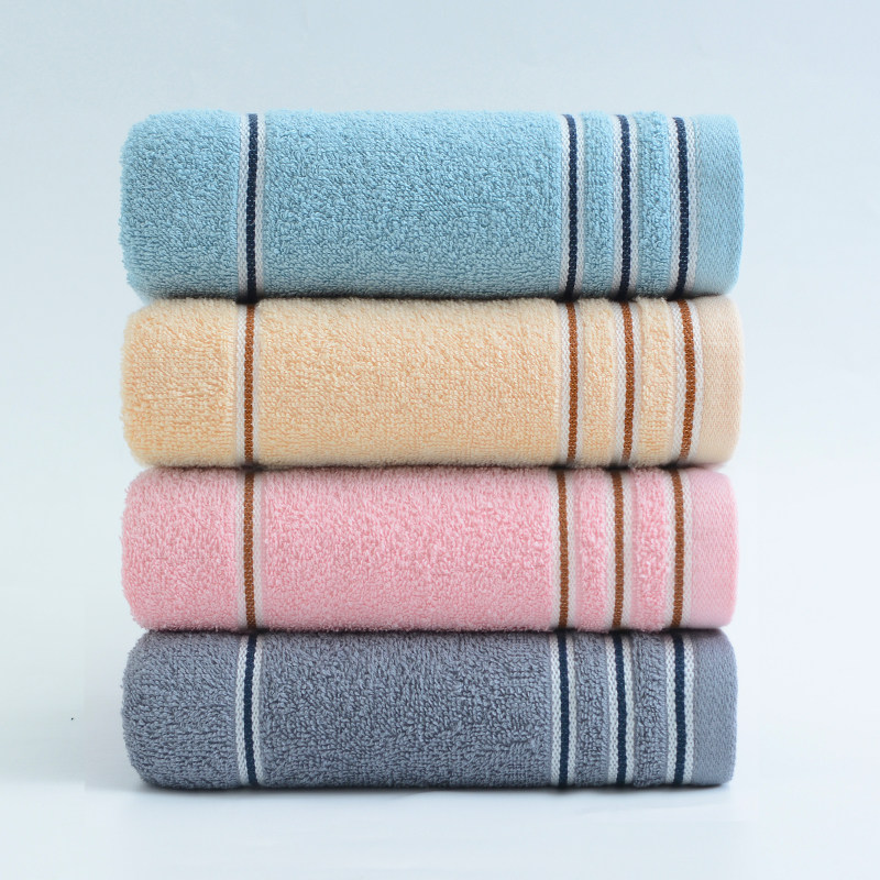 4条装洁丽雅成人毛巾 纯棉洗脸巾家用男女士全棉柔软吸水面巾洗澡,淘宝优惠券,粉丝福利购,淘宝优惠卷