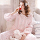 Summer thin pure cotton maternity pajamas and home clothes