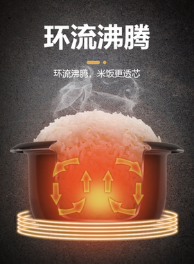 美力5l蒸煮机械式宿舍连体电饭煲