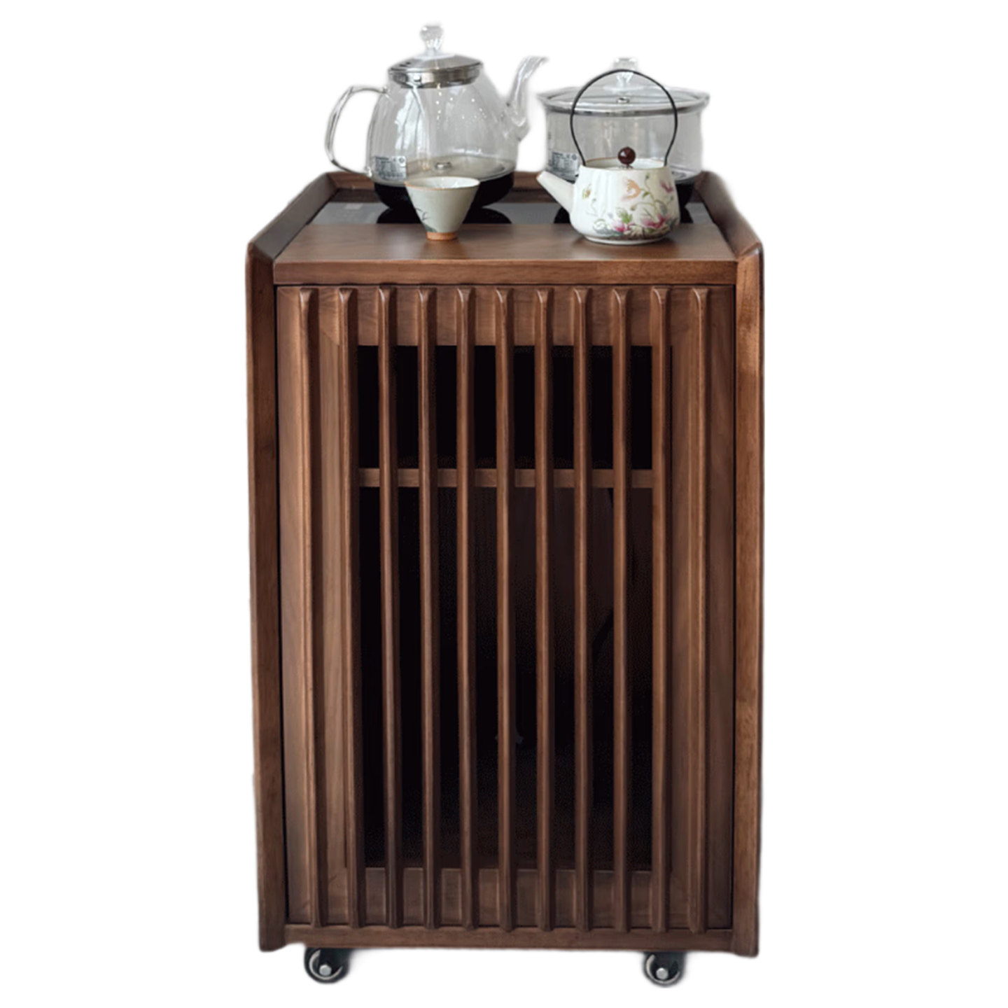 北欧全实木茶水柜烧水壶一体储茶柜办公室茶桌客厅阳台边柜茶水台,淘宝优惠券,粉丝福利购,淘宝优惠卷