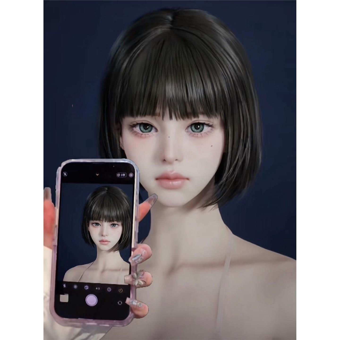 永恒之塔2捏脸女通用 AION2 恩娜 Nico 天族魔族台服韩服 - 图3